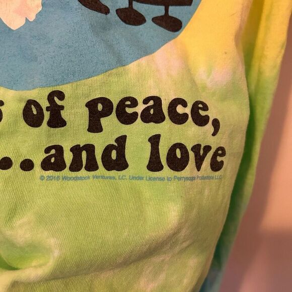 Liquid Blue Woodstock Rainbow Tie Dye T Shirt 3 Days of Peace Music & Love large - Picture 4 of 6